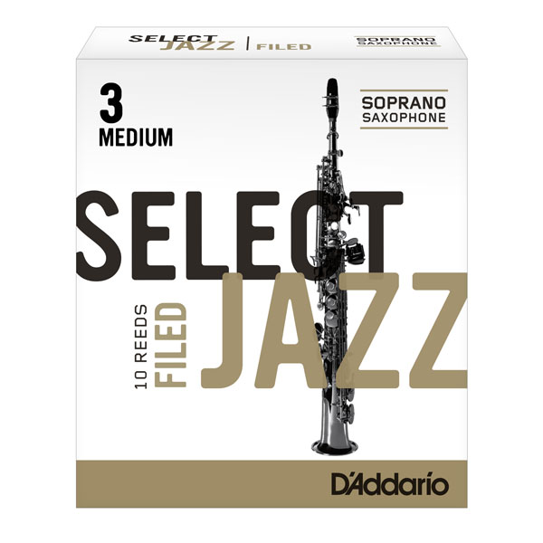 Rico D'Addario Select Jazz Filed rieten voor sopraansax (10st) - Klik op de afbeelding om het venster te sluiten